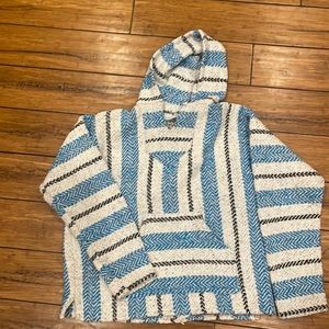 Baja Joe Striped Pancho